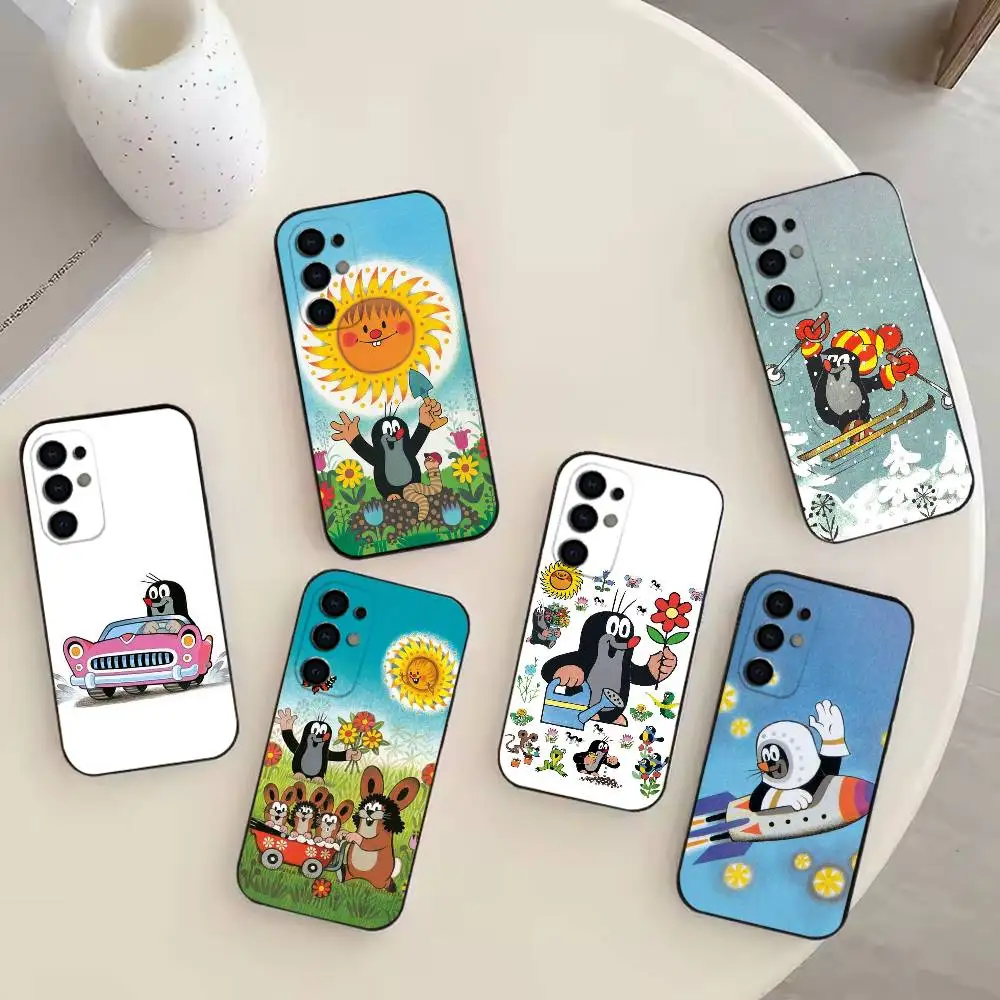

Cartoon Littles Mole Phone Case For Samsung S25,S24,S21,S22,S23,S30,Ultra,S20,Plus,Fe,Note,10,9,5G Black Cover