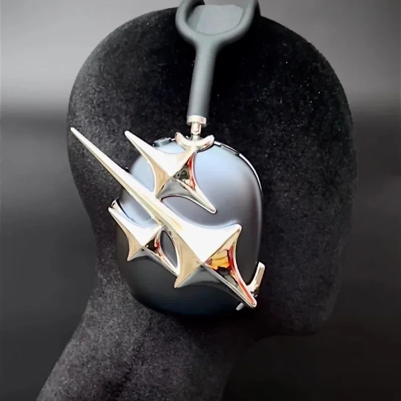 

Sparkling Star Meteor Airpods Max Earphone Protective Cover Case Plated Mirror Kwangya AirpodsMax Headphone Cover Y2K Decoration