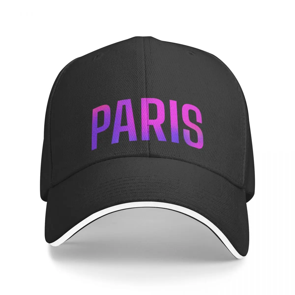 Ici C'est Paris Holographic Text (black) Baseball Cap Beach Bag custom Hat hard hat Anime Hat Hats Woman Men's