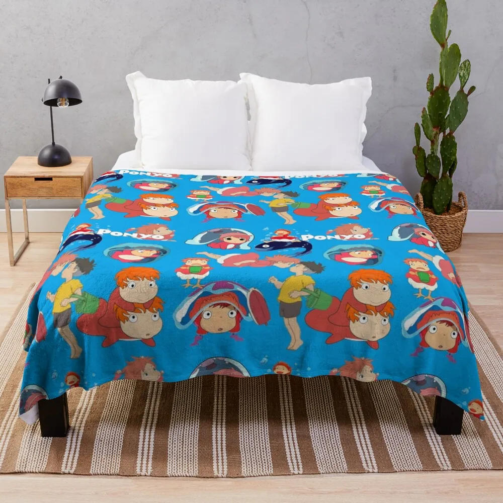 

PonyoPonyoPonyoPonyoPonyoPonyoPonyoPonyoPonyo Throw Blanket Blankets For Bed Soft Plush Plaid Blankets