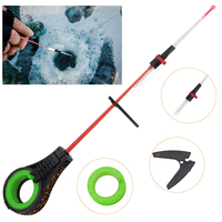 Ice Fishing Rod Ice Winter Fishing Tackle ABS Outdoor Portable Winter Fishing Rod Waterproof Ultralight Fishing Rod for Fishing