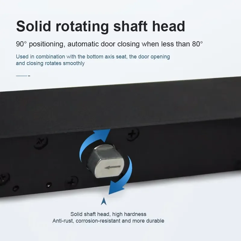 360 Degree Hidden Pivot Hinge for Glass Door Wooden Floor Spring System Rotary Bearing Hardware Accessory Set Heavy Duty