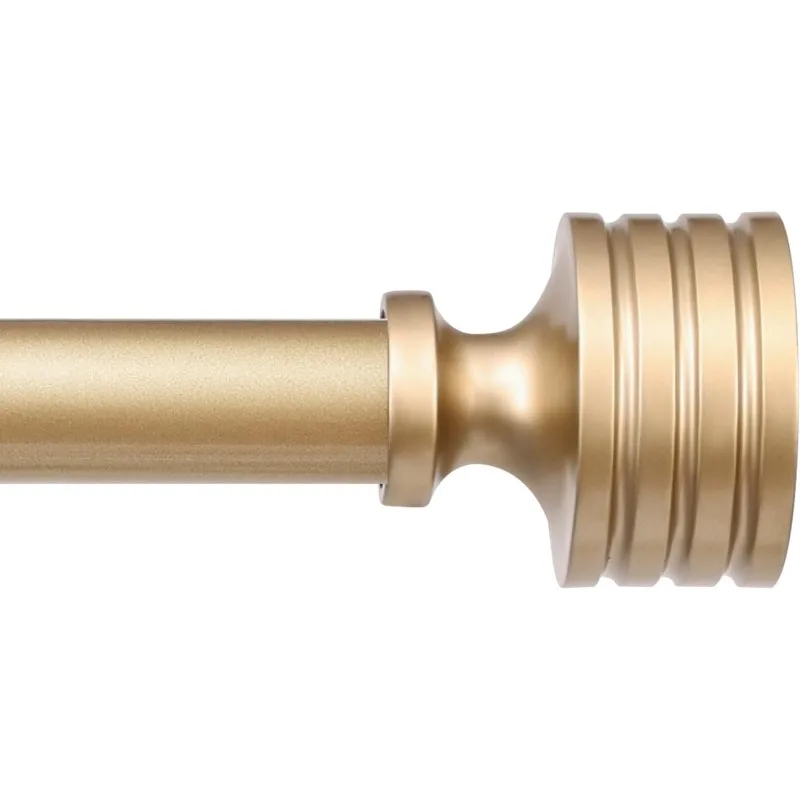 

Золотые удлиненные карнизы для окон от 72 до 144 дюймов, сверхпрочные карнизы диаметром 1 дюйм