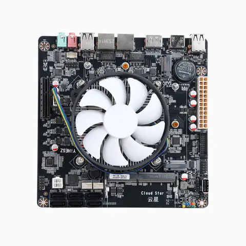 N150 NAS DDR4 Motherboard 6* SATA3.0 2X Intel I226 2.5G Mini ITX 17x17CM 2* M.2 1XPCIE For Soft Router DIY NAS Storage Server