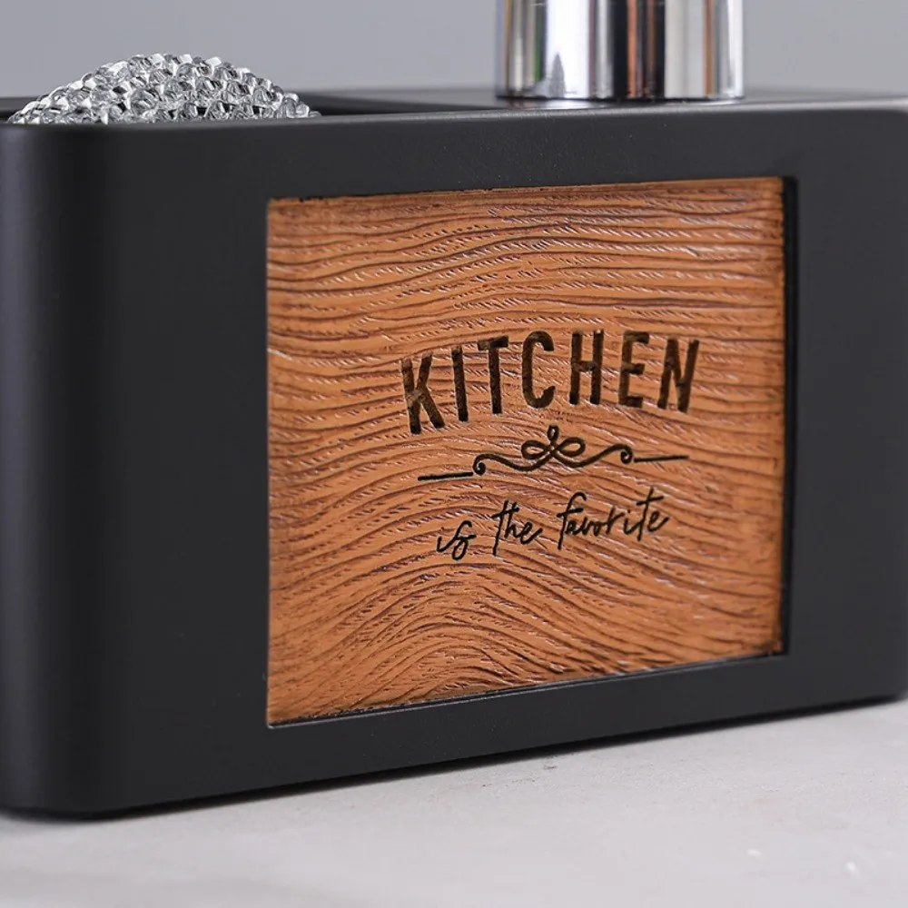 Multifunctional Pump Head Kitchen Soap Dispenser 160ml Sink Organizer Sponge Holder Press ABS Liquid Soap Dispenser Dish Washing