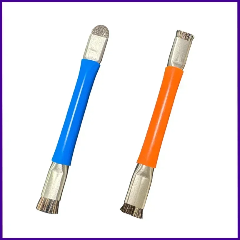 فرشاة آمنة مضادة للكهرباء الساكنة، فرشاة تنظيف PCB للوحة الأم للهاتف المحمول، مجموعة أدوات إصلاح الرأس المزدوج