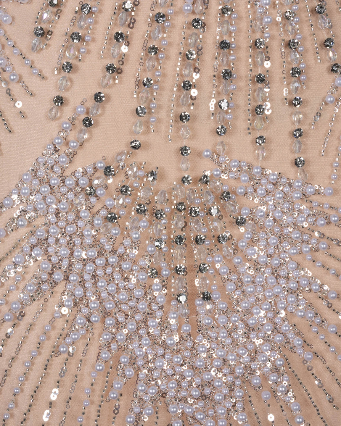 Sharon Said Abendkleider Elegantes Meerjungfrauen-Tüllkleid mit Hohem Kragen, Perlen und Cape-Ärmeln Dubai Formelles Party-Hochzeitskleid SS022 Maßanfertigung – Detail 11