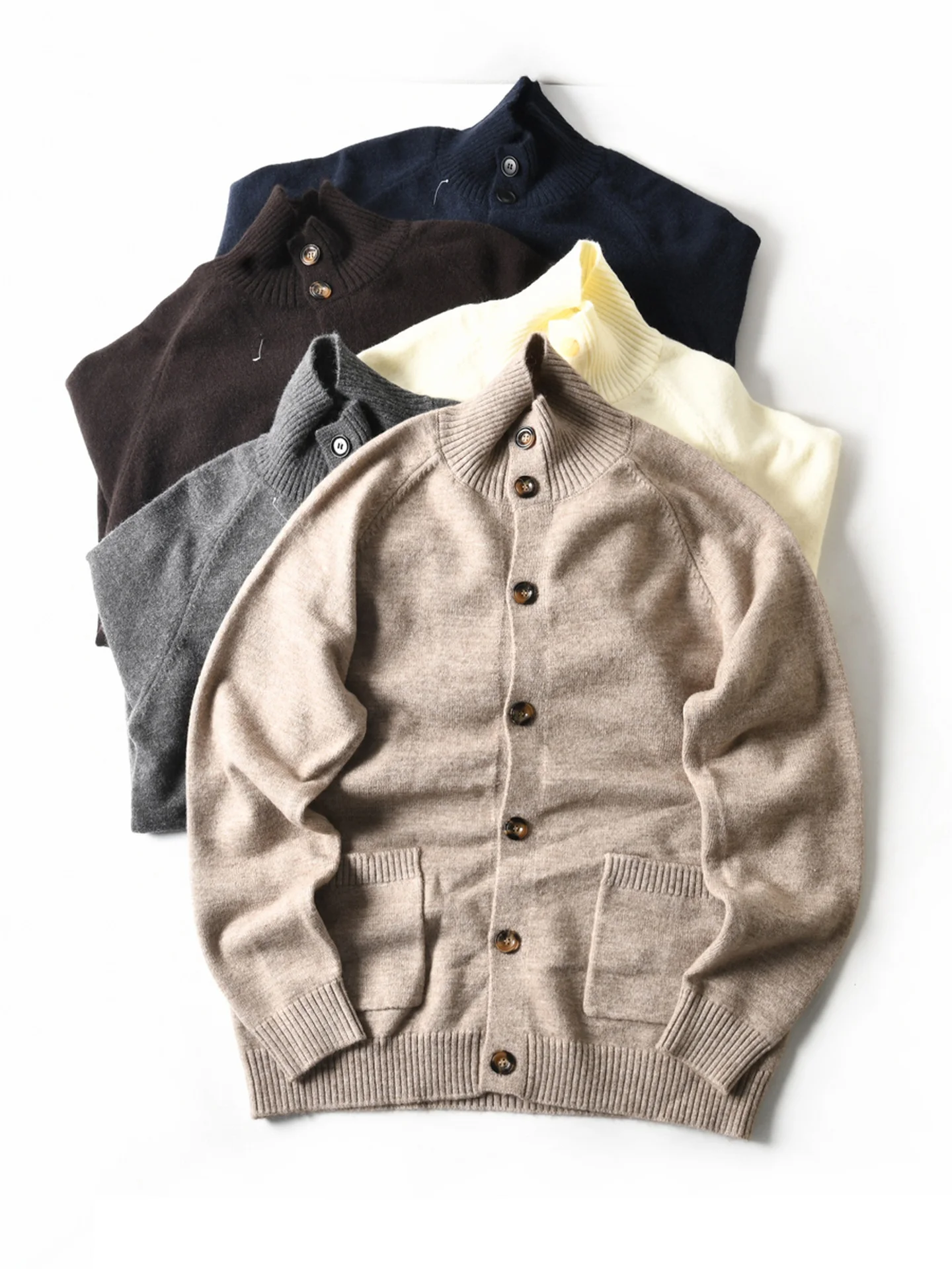 Thumbnail 2 - #8 Mens Button Front Knit Cardigans List of Top Picks