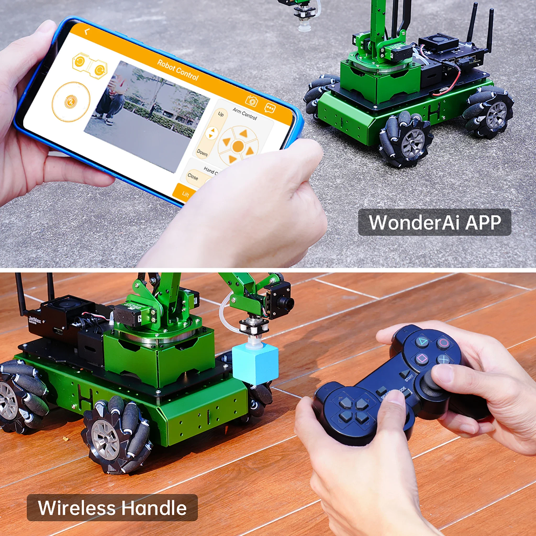 متوفر في المخزون ذراع آلي AI Vision JetMax Pro يعتمد على روبوت ROS Jetson Nano مع وضعية قابلة للتغيير #5