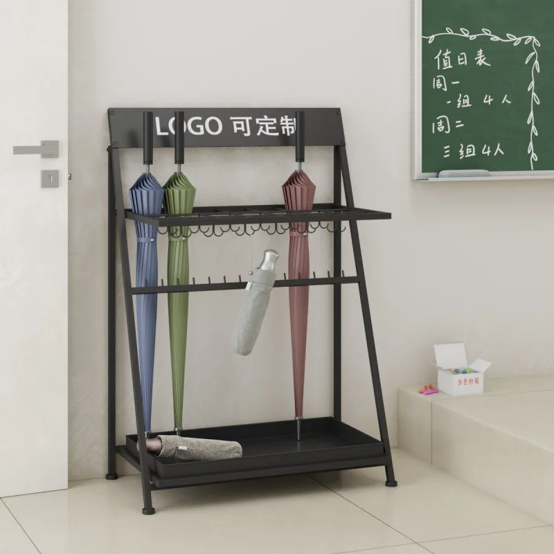 

Umbrella stand Multifunctional umbrella hanging artifact at the door of the home Creative umbrella bucket Col