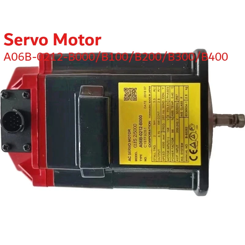 

Used A06B-0212-B000 For FANUC Servo Motor A06B-0212-B000/B100/B200/B300/B400