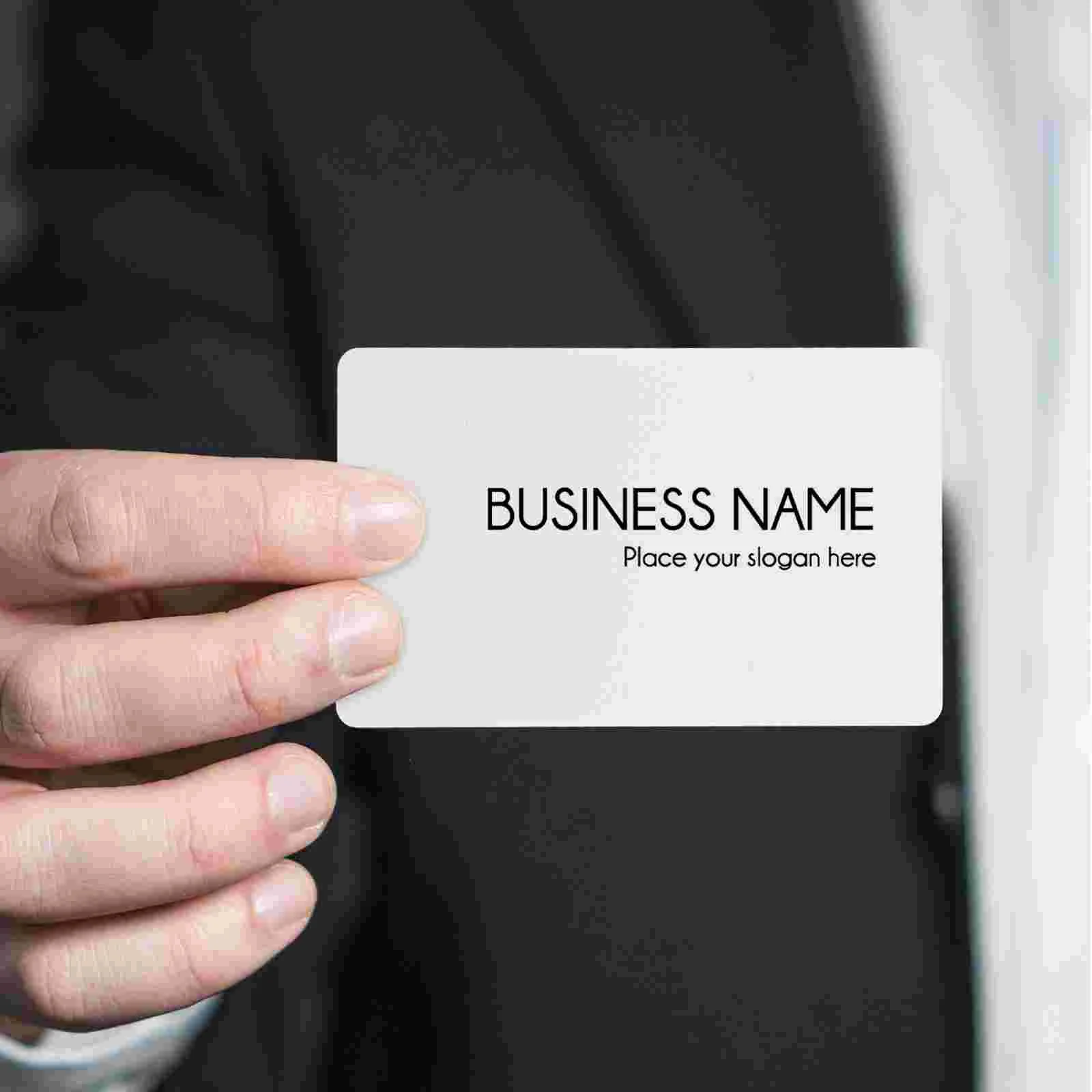 10 Pcs Unique Employee Card Labels for Printer Greeting Cards with Envelopes PVC DIY Craft Tag