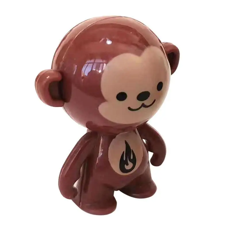 Toy Simple Durable Safety Gifts Mini Home Furnishing Ornaments Small Portable Brain Game Child Cute Tumbler Monkey