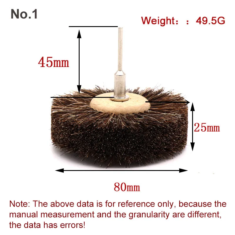 1pcs Abrasive Sisal Filament or Horse Hair Brush Polishing Grinding Buffing Wheel Woodworking For Furniture Rotary Drill Tools