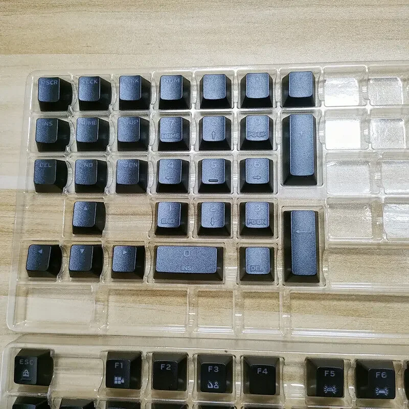 Een volledige set ZWARTE keycaps voor Alienware aw920k Tri-Mode draadloos gamingtoetsenbord