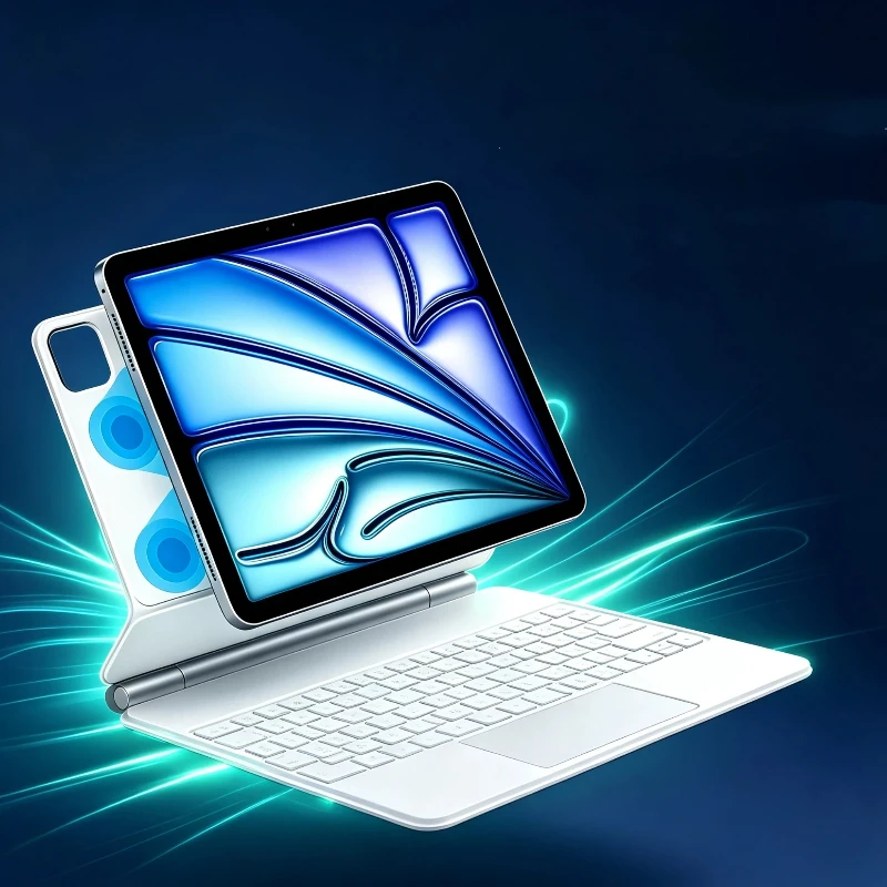 Wireless Bluetooth Touchpad Keyboard Shell Backlit Smart Sleep Cover for iPad Air 11 13 M4 2026 iPad Pro 11 12.9 13'' M4 M5