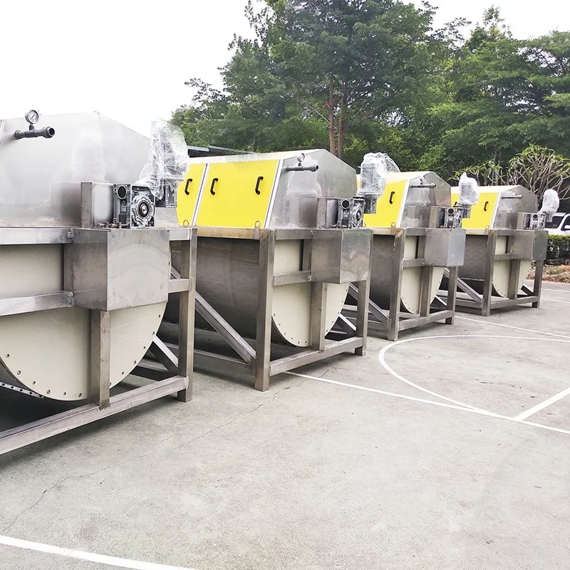 Shrimp Farming Equipment Water Filter System Rotating Drum Filter
