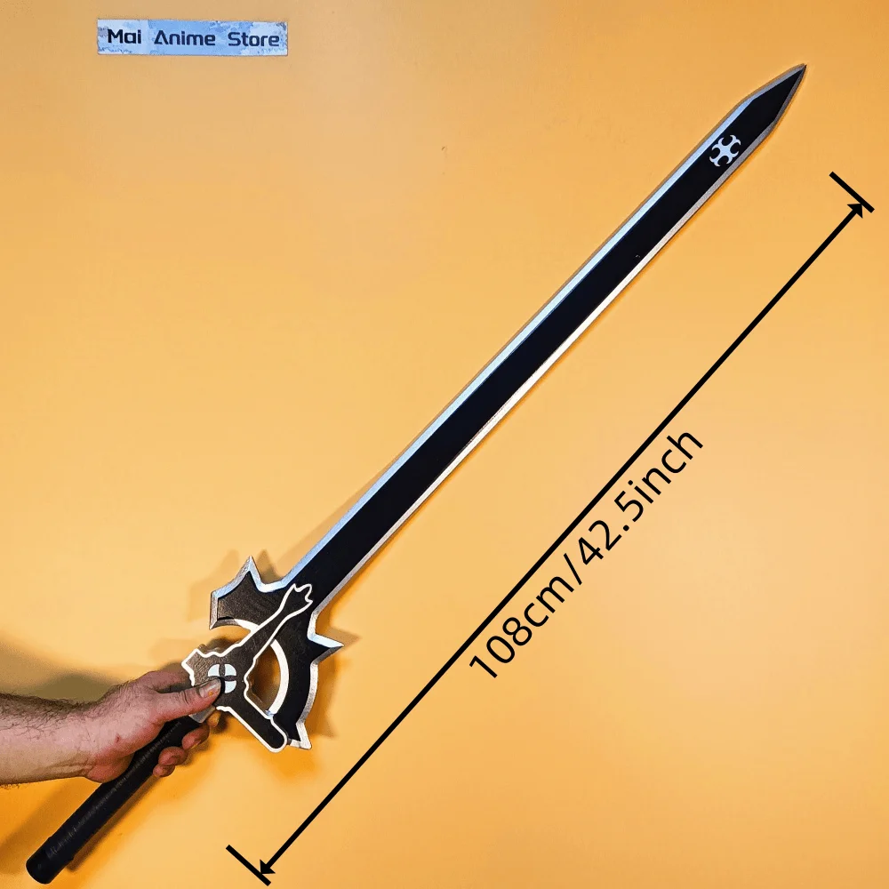 ดาบคิริยากะ คาซึโตะ ขนาดเท่าของจริง 108 ซม. จากอนิเมะดาบศิลปะออนไลน์ คิริโตะ คอสเพลย์ ดาบซามูไร ดาบนินจา ของเล่นไม่คม ของขวัญ