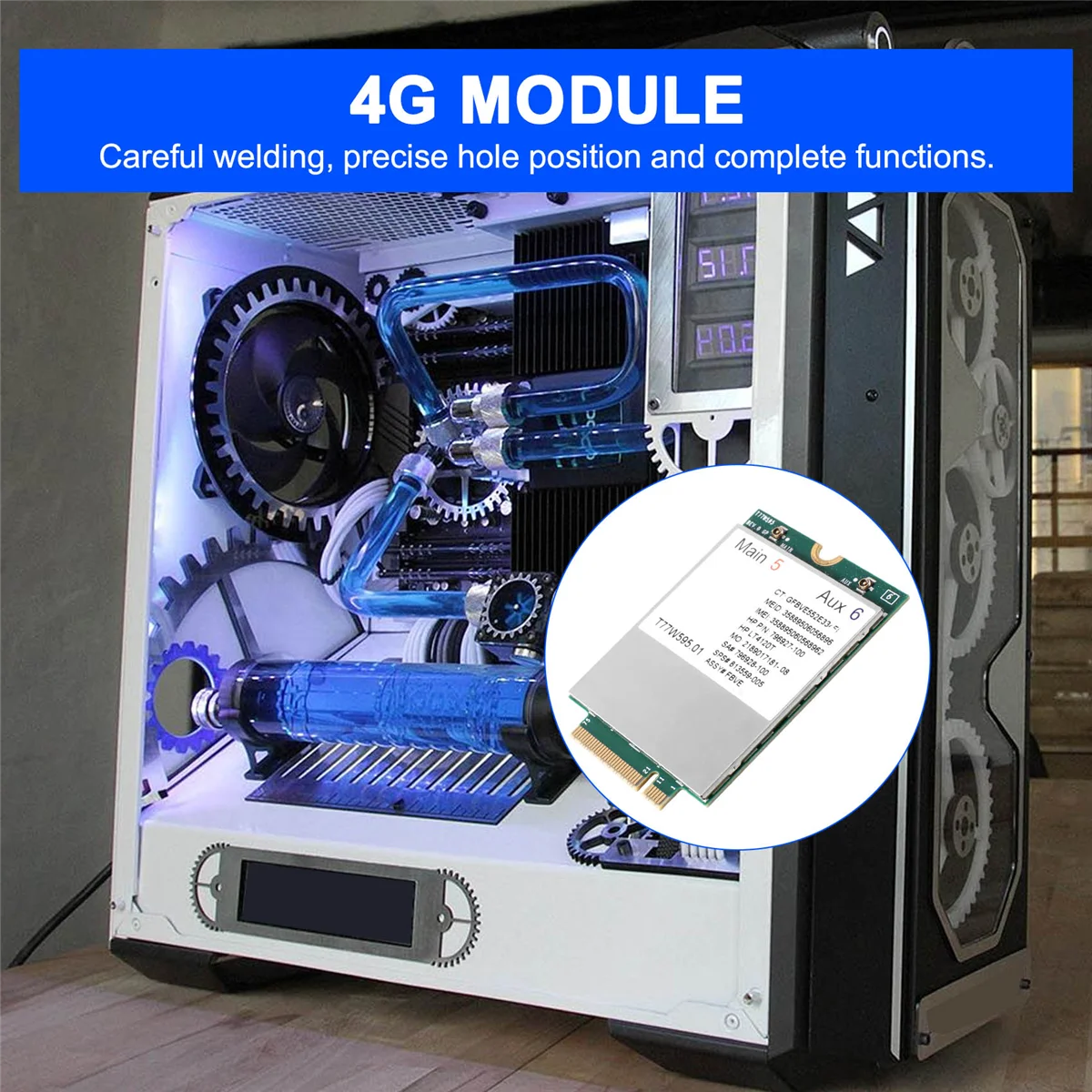 T77W595 4G ​ LTE-Kartenmodul LT4120 796928 -001 MDM9625 für HP Probook/EliteBook 820 840 850 G2 G3 4G Modul Netzwerkkarte