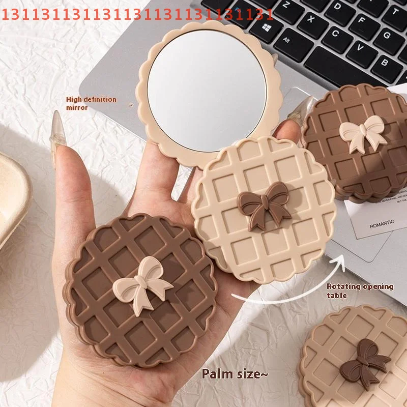 1 قطعة الجيب المدمج المحمولة شخصية مرآة لمستحضرات التجميل للحزب لصالح المحمولة الهراء شكل مرآة ماكياج على الوجهين #6