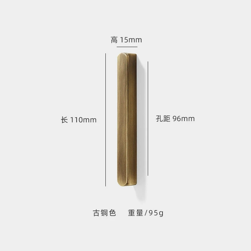 Kitchen Cupboard Pulls Bronze Cabinet Knobs and Handles for Furniture Antique Wardrobe Handles Retro Cabinet Drawer Knobs image 3