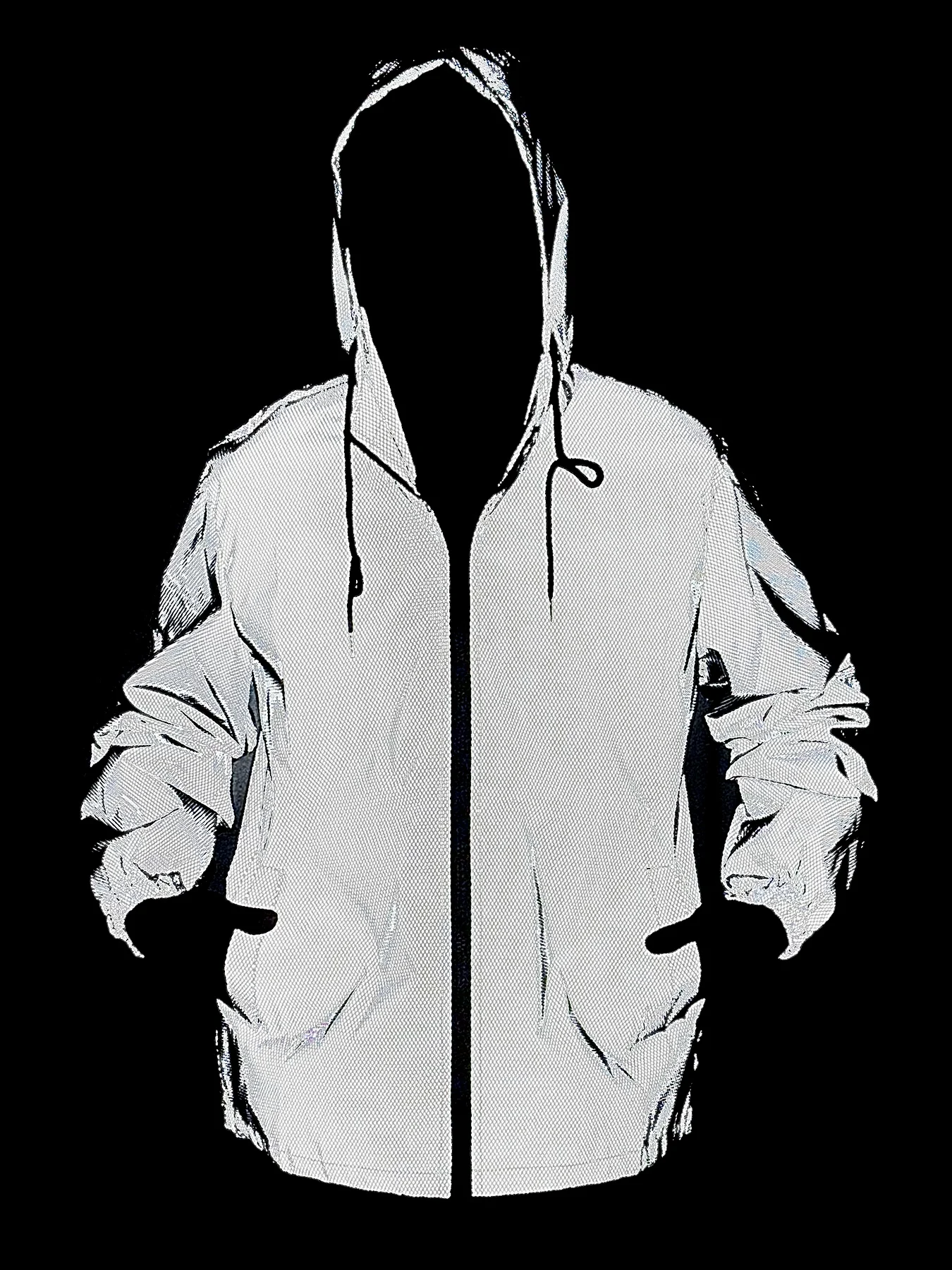 

Мужская куртка в сетку с капюшоном, весенне-осенняя новая модная светящаяся повседневная куртка для бега и езды на велосипеде, модная уличная одежда в стиле хип-хоп