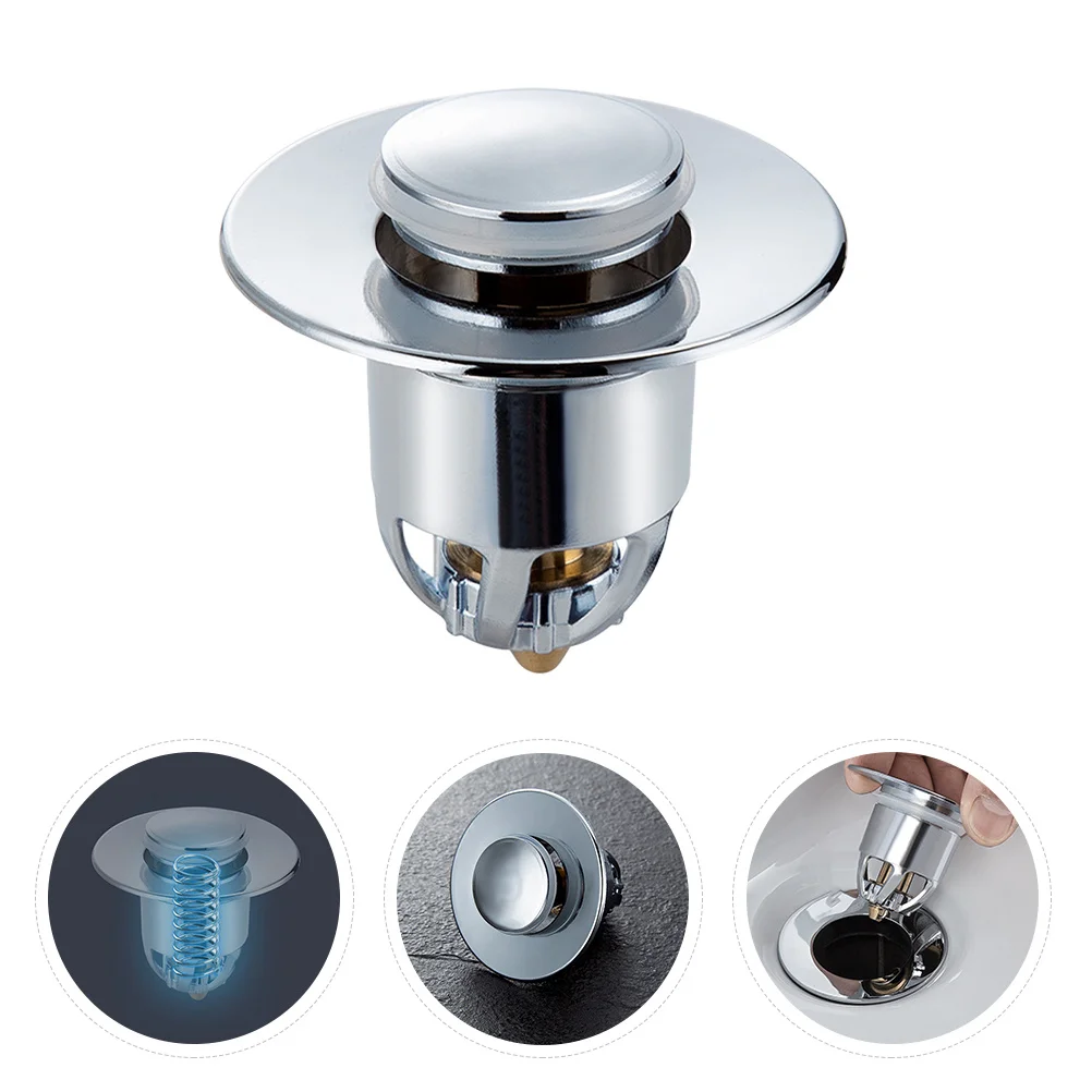 Premium Sink Stopper Durable Bounce Core Stopper for Bathroom Kitchen Sinks Tubs Easy to Clean Shower Drain Plug