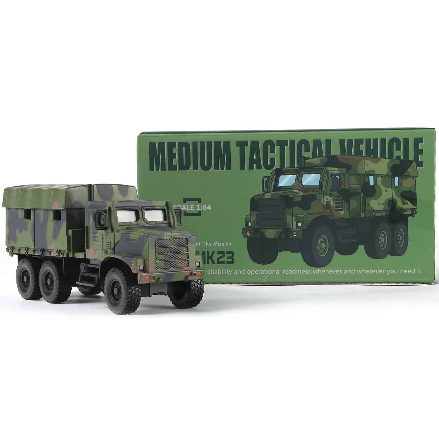 

Модель грузовика NUOTIE 1:64 MTVR MK23, коллекционная, детализированная, военная реплика, для энтузиастов, подарок на Рождество/День рождения для мужчин и мальчиков