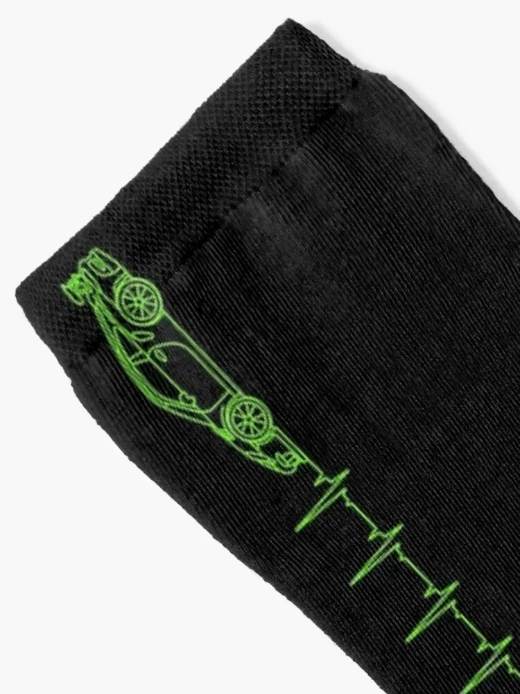 Heartbeat GT3 RS digital drawing! Socks men cotton high quality christmas stocking Male Socks Women's