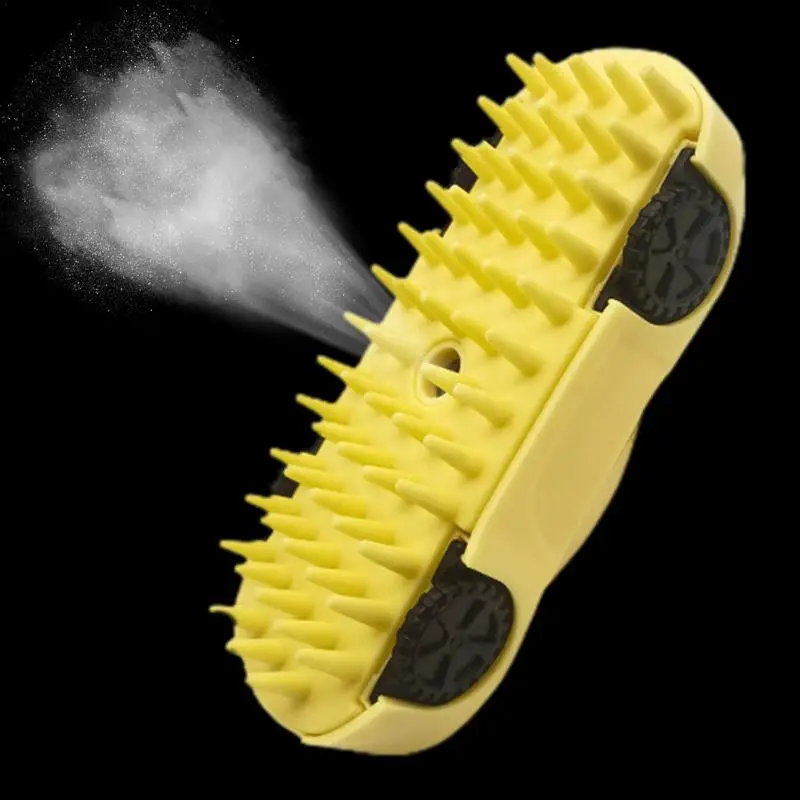 

Щетка для кошек с паром 3 в 1, самоочищающаяся Паровая щетка для кошек и собак, для спутанных и рассыпчатых волос