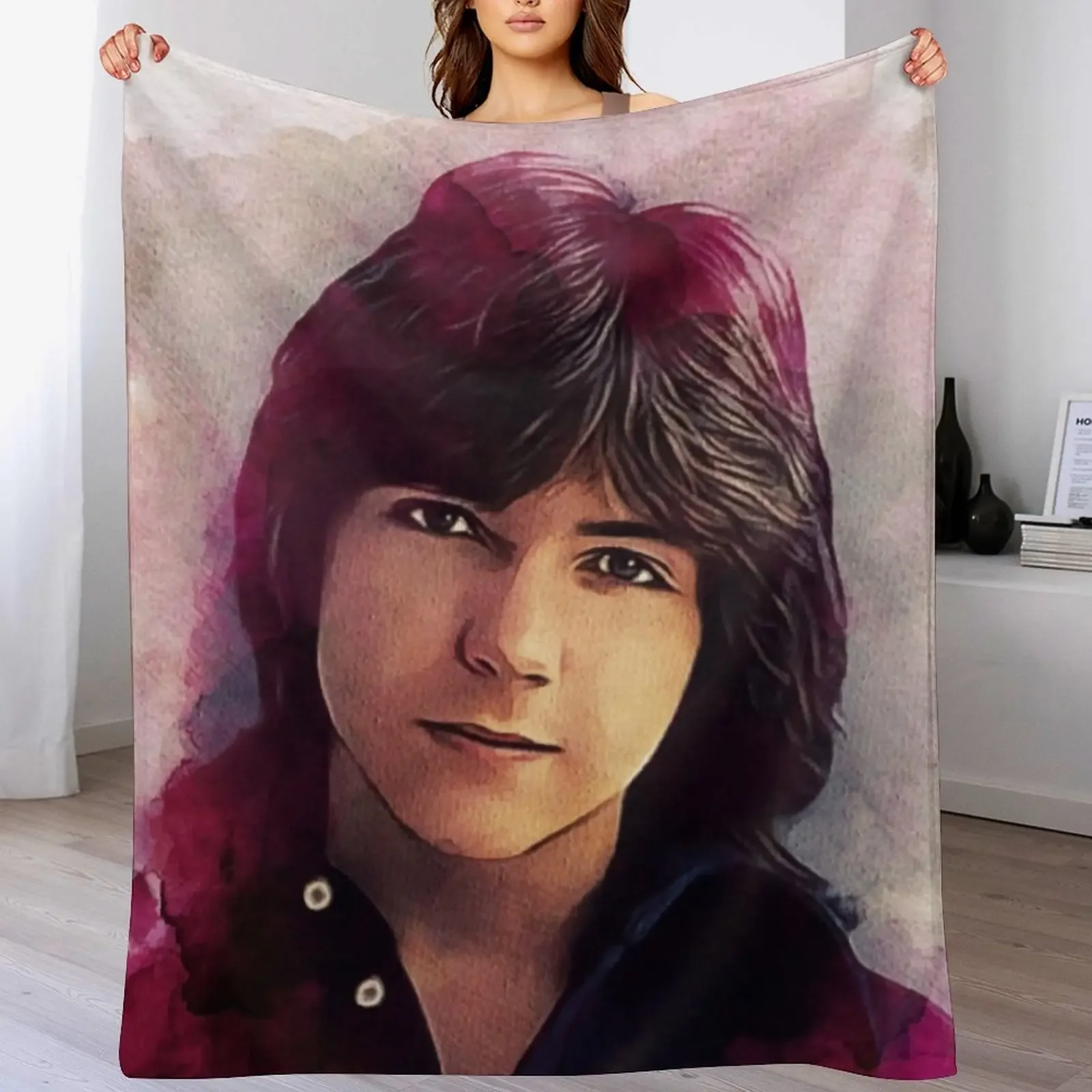 

David Cassidy, Music Legend Throw Blanket Camping Giant Sofa cosplay anime Single Blankets