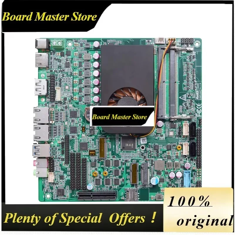 BoMaSMini Itx Industrial Motherboard With 12th Cpu I5-12450h/i5-1235u/i3-1215u Vga Lvds Rs232/rs485 2lan Mini Itx