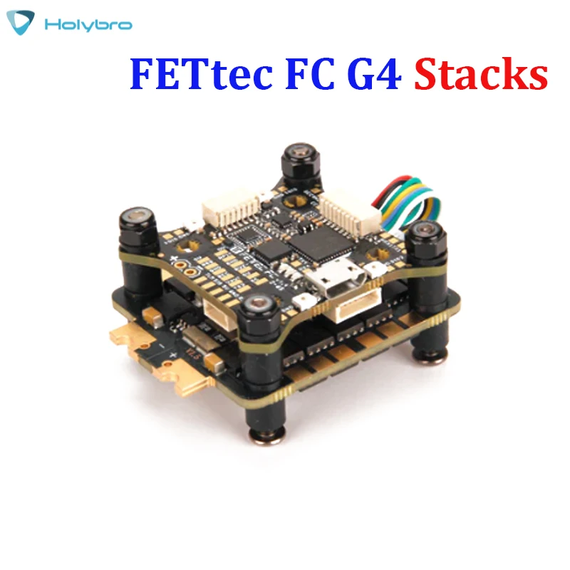 Holybro FETtec FC G4 KISS V1.7 Flight Controller Stacks Built-in Holybro Tekko32 4 in 1 50A /Metal 65A ESC for FPV Racing Drones