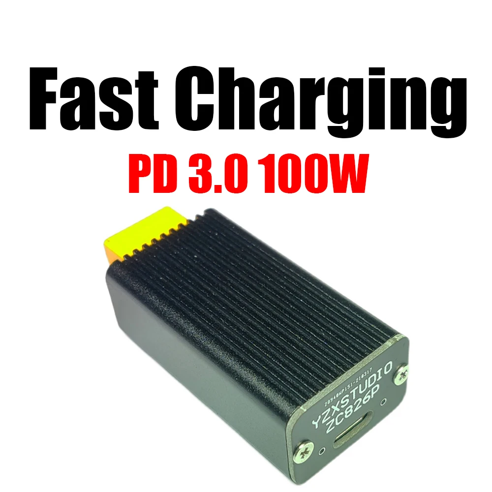 PD3.0 IP2368 Bidirectional 100W Fast Charging 3S 4S Li-ion Lithium Battery Charger DC USB-C PD TO XT60 Charge Discharge Module