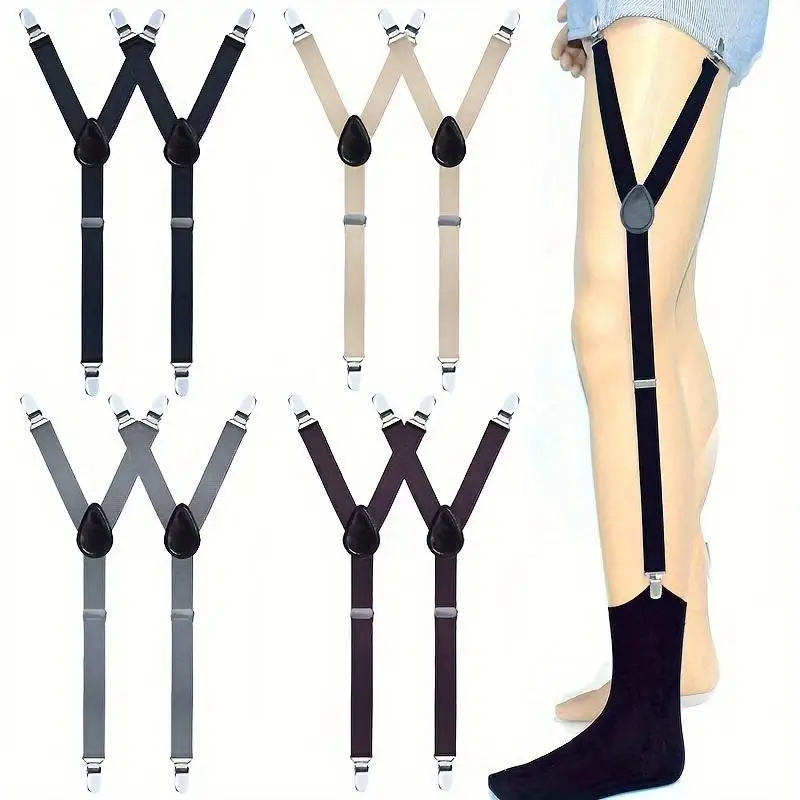 

Shirt clip Adjustible Garter Straps Anti-Slip Belt Clip Fastener Wrinkle Resistant Versatile Buckle for Clothing Accessory