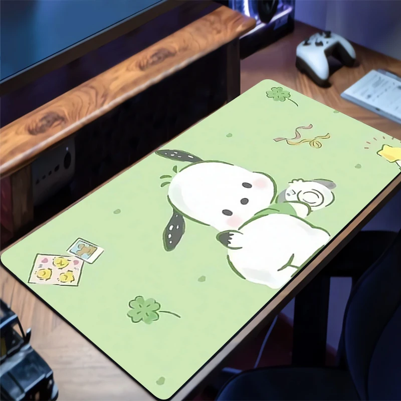 Mouse Pad Pochacco Gamer PC Computer Designed specifically HD Print Desk mat Keyboard Anime Gaming Accessories Mousepad Carpet