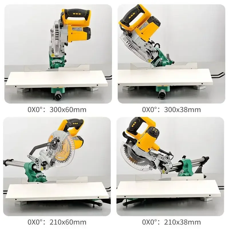 7 Inch Barda Saw Aluminum Machine 45 Degree Woodworking Tool 7 Inch Tie Rod Cutting Machine Miter Saw Multi-function Miter