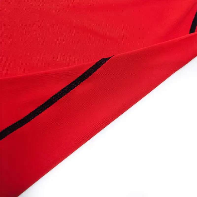 Eenvoudige vrije tijd schoon heren gecomprimeerd, sport-fitnesskleding - sneldrogend strak dubbellaags shorts met korte mouwen zomerset