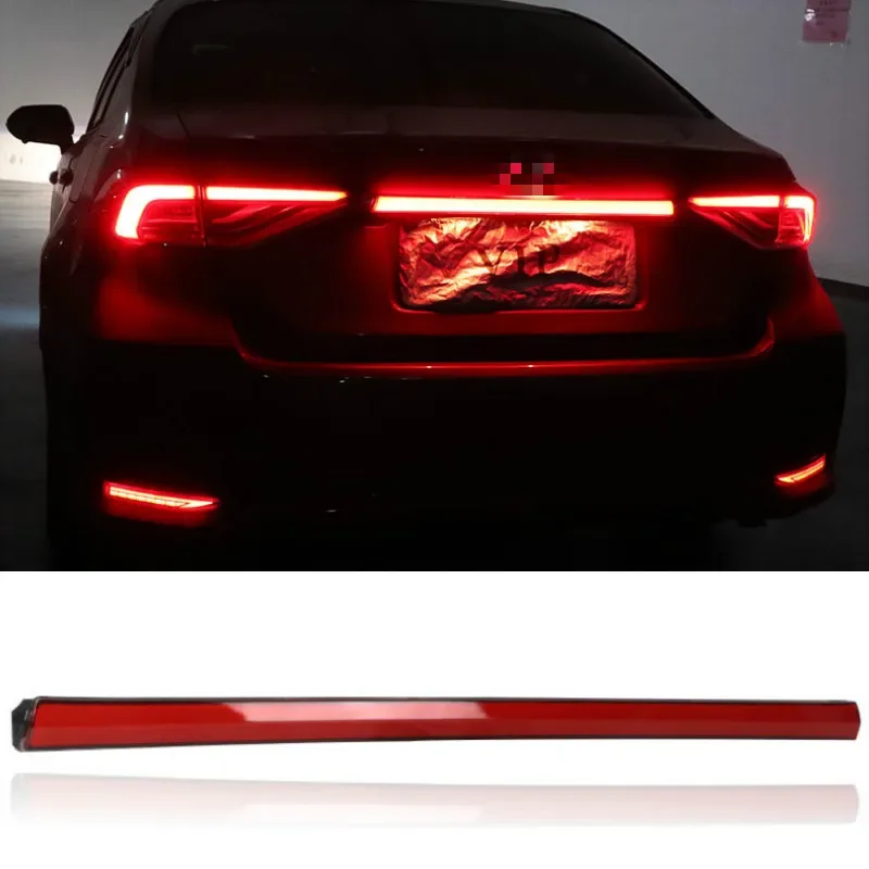 LED rear bumper lights for Toyota Corolla 2019 2020 tail light daylight+brake+turn signal lamp three functions