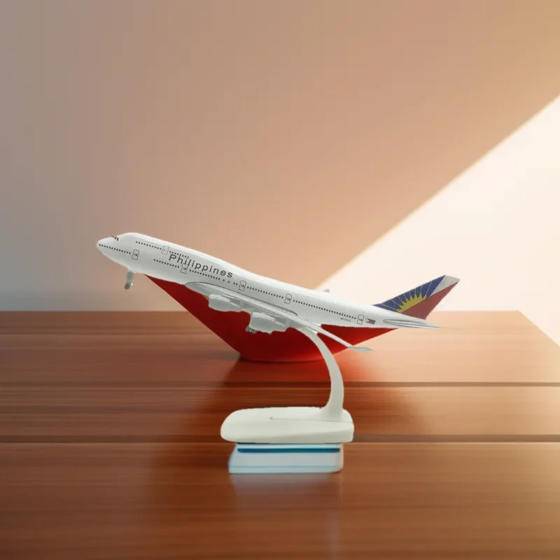 

Модель самолета 1/400 B747 Philippine, реплика из сплава, металлическая шкала, авиационная форма для самолетов, детские игрушки, подарки для мальчиков
