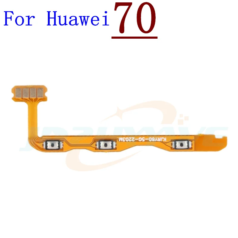 Power ON OFF Mute Switch Control Key Volume Button Flex Cable For Honor 80 70 60 50 Pro SE Lite 90 Pro Replacement Parts