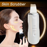 Electric Skin Scrubber Peeling Blackhead Remover Deep Face Cleaning Lifting Ion Acne Pore Cleaner Facial Spatula Shovel Cleanser