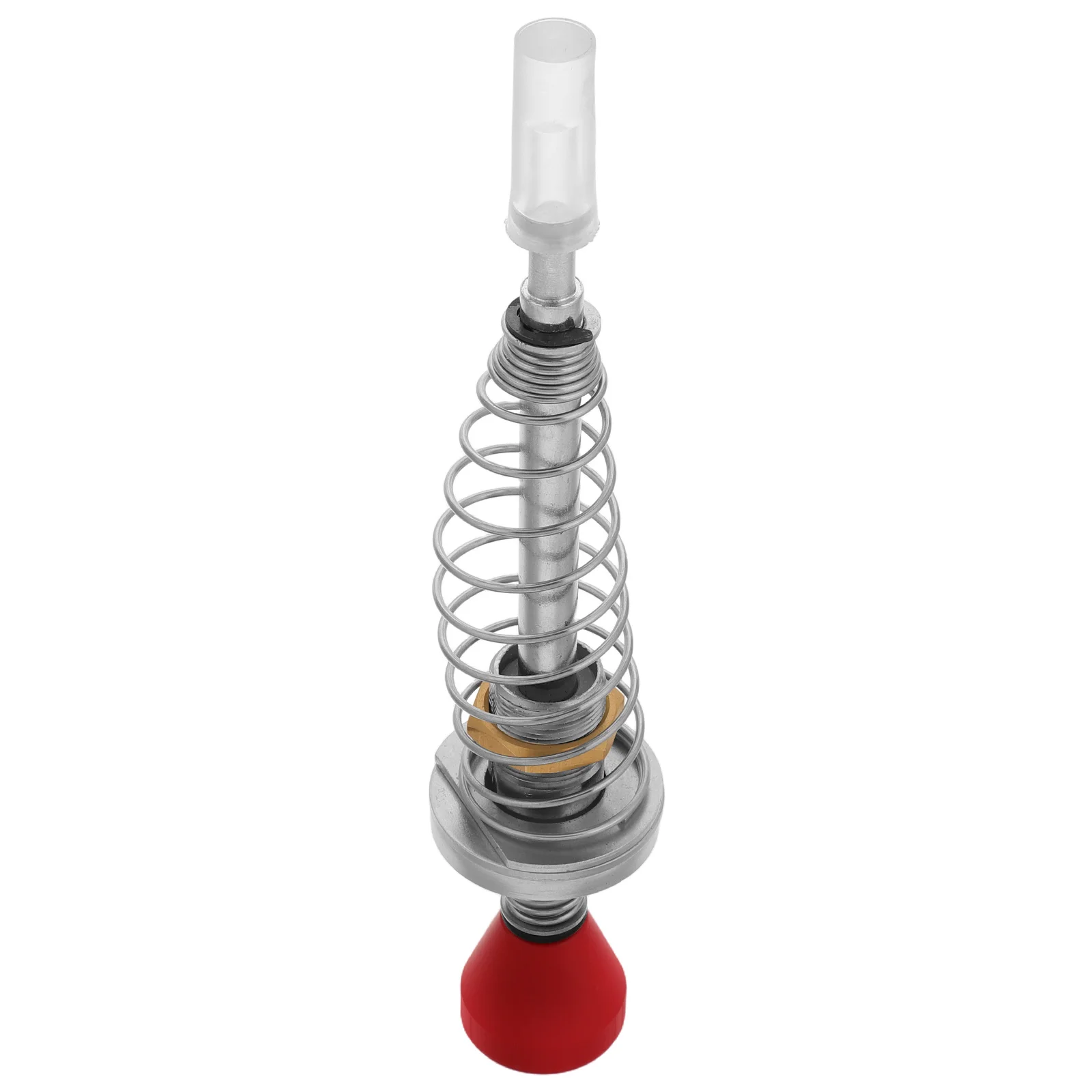 

Pinball Machine Lever Large Rod Red Head Silver Spring Alloy Durable Gaming Handle Arcade Machine Component Plastic