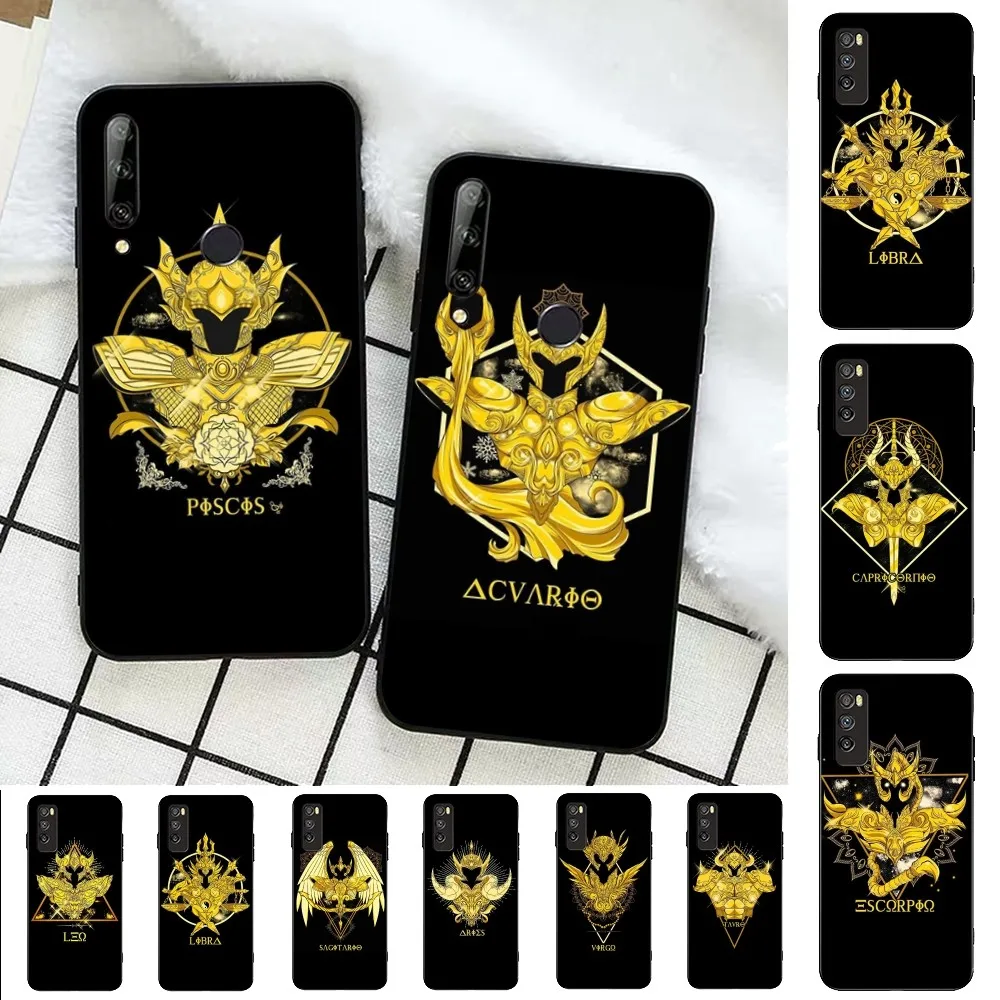 S-Saint S-Seiya Z-Zodiac Logo Phone Case For Huawei Honor 10 Lite 9 20 7A 9X 30 50 60 70 Pro Plus Soft Silicone Cover