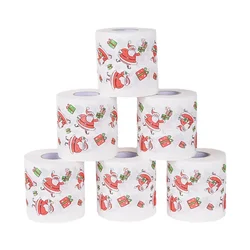 Christmas Toilet Roll Paper Xmas Decor Santa Claus Bath Toilet Roll Paper Christmas Supplies Xmas Tissue Roll Home New Year