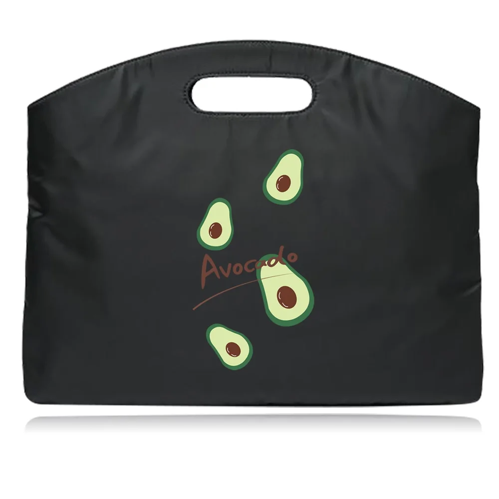 Document Aktetassen Zakelijke handtas Avocado Patroon Designer Notebook Kantoor Totes Organizer Tas Koppelingen Case voor Macbook