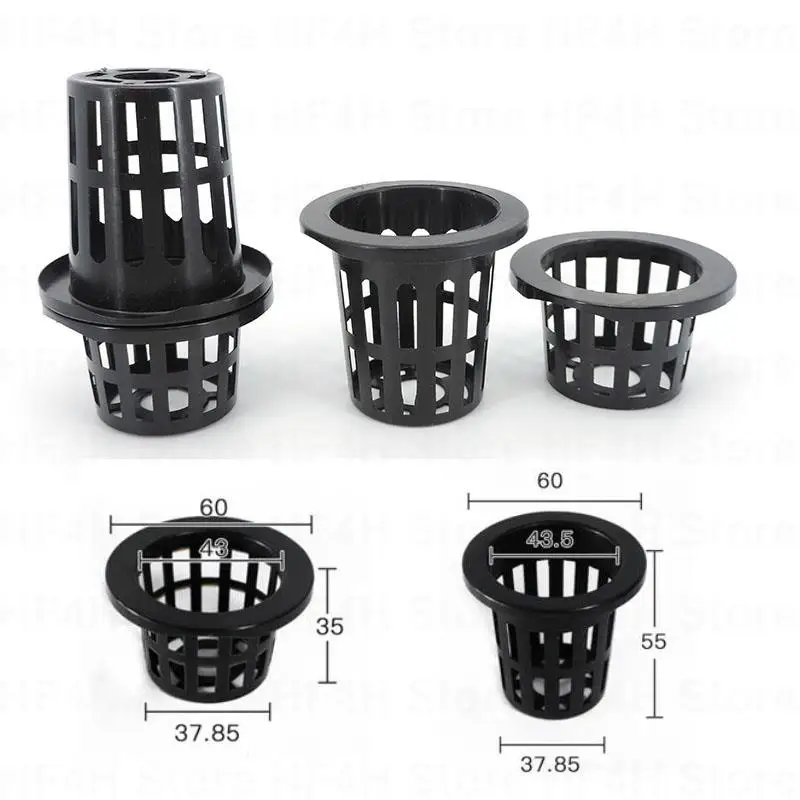 6cm Soilless Hydroponic Mesh Plant Grow Pot sponge pot Nursery tray Cup Clone Aeroponic veg vegetable Planter Colonization R23