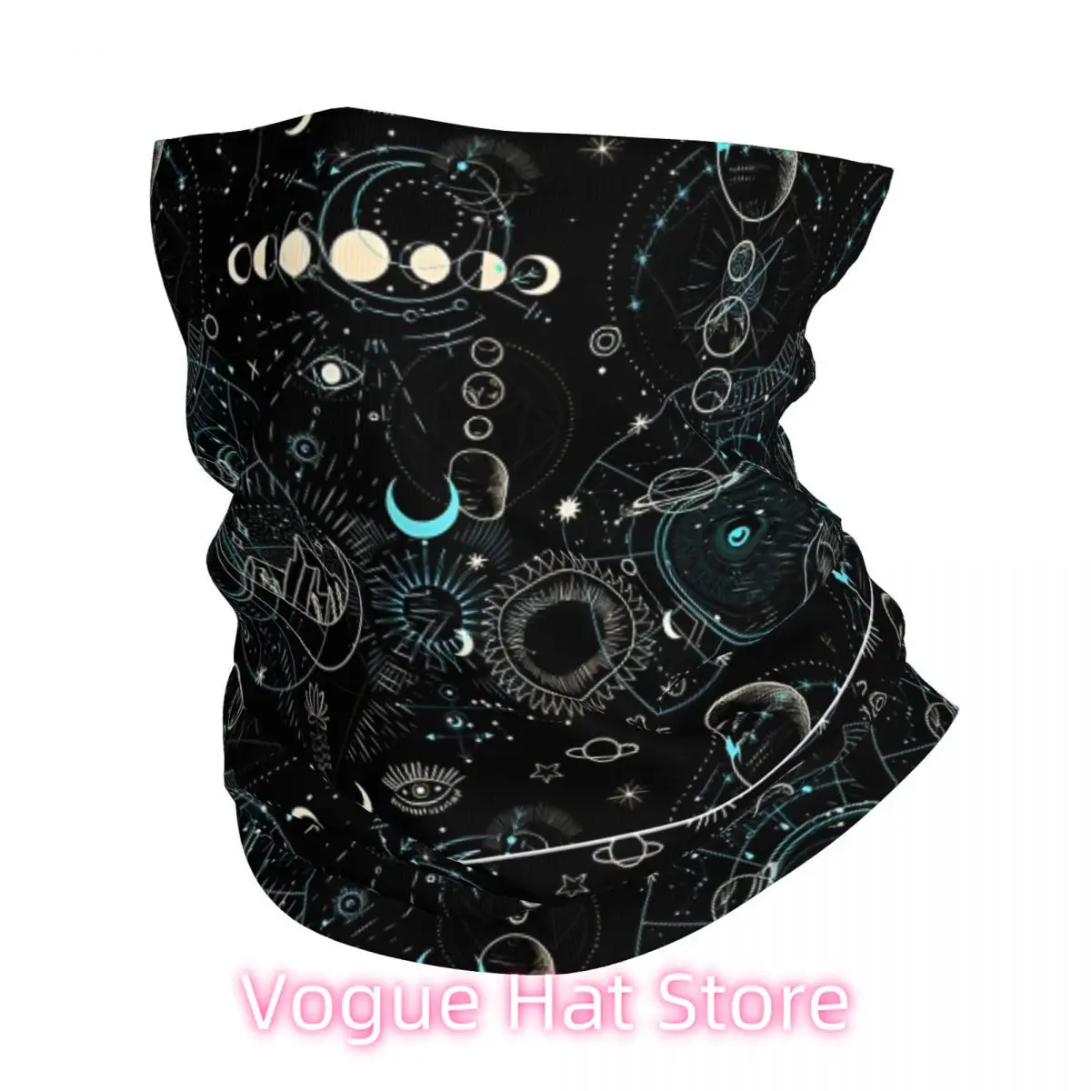 

Celestial Neck Gaiter Face Scarf Cover Neck Gaiter Men Women Bandana Scarf Thin Summer