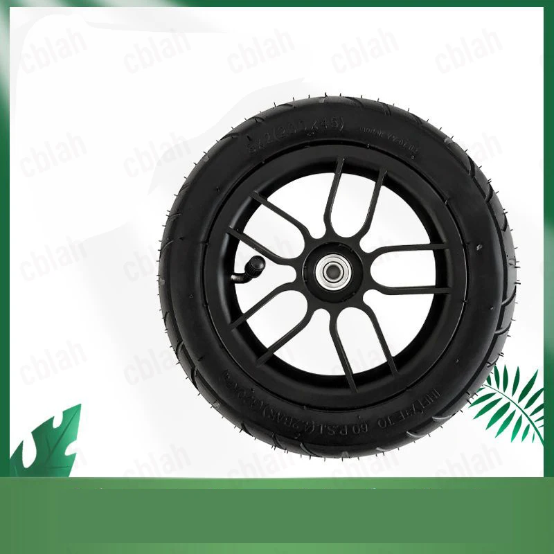 21cm 8 Inch Replacement Wheel for Foldable Shopping Cart, Spare Tire with Inner Tube, Shock Absorbing & Quiet ABS Hub