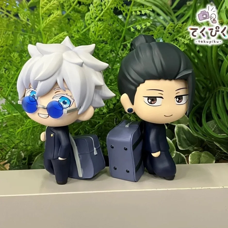 

Оригинальная аниме-фигурка Bandai Jujutsu Kaisen Anime Gojo & Suguru & Itadori & Megumi Q версия, милая модель, коллекция фигурок, подарок